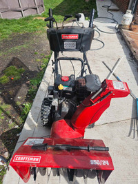 Snowblower craftsman 950 series electric start