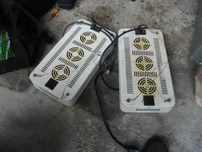 TWO HANGING LED GROW LIGHTS, View more