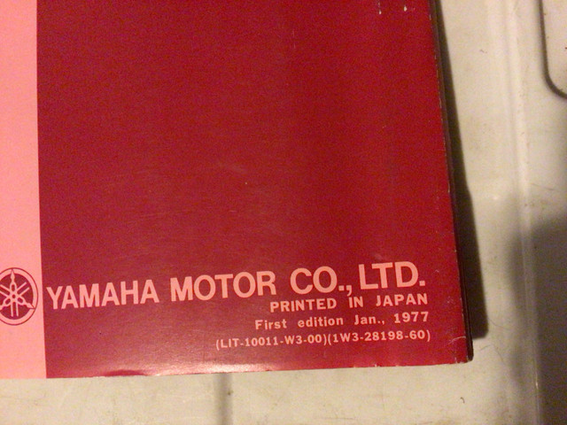1976 1977 Yamaha YZ250 YZ400 Parts List Book in Motorcycle Parts & Accessories in Winnipeg - Image 3