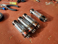 Various amp power tubes, some NOS, used and matched sets.