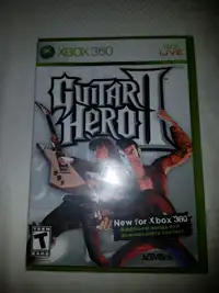 NEW SEALED XBOX 360 GUITAR HERO II