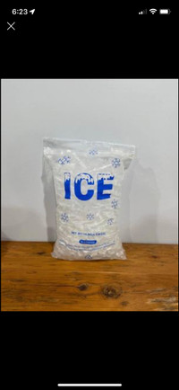 Large bags of ice for sale