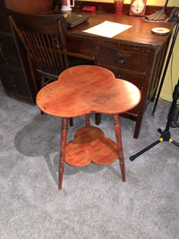 Antique 18th Century Cherry Wood Clover Leaf Table Chairish