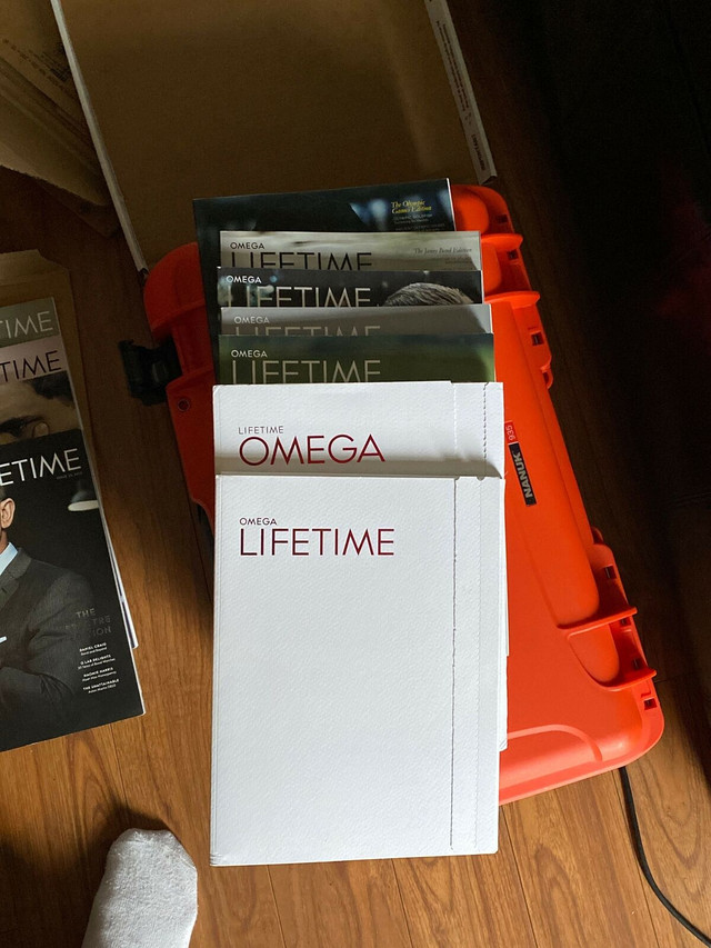 Omega Lifetime Magazines  21 of them. 100.00 dans Art et objets de collection  à Ouest de l’Île - Image 2