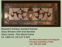 *!*!*!*!*!*ANTIQUE STAINED GLASS WINDOW**!*!*!*!*!*