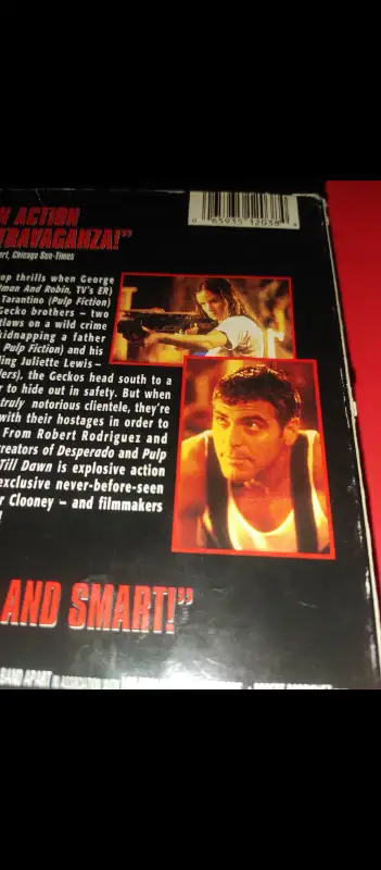 FROM DUSK TILL DAWN - VHS - 1996 HORROR / THRILLER )62863260312067123