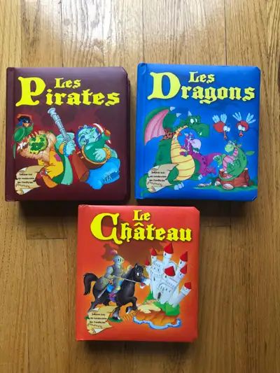 LIVRE À FENÊTRES  * LES PIRATES * LES DRAGONS * (7$ch/18$ les 3), View more