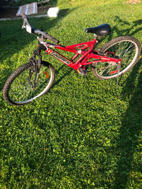 $150 for red GAMES 26” mountain bicycle adult bike