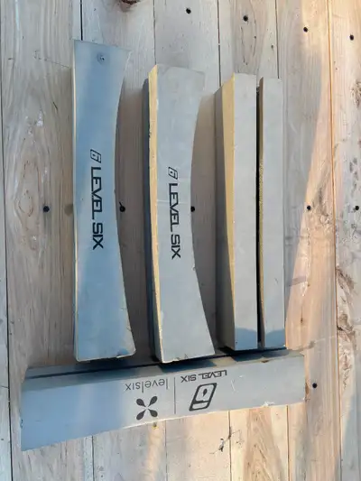 Foam Kayak roof blocks. They mount to roof racks to cradle your kayak. There are 2 of them. Comes wi...