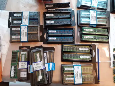 desk top PC memory module upgrade kit -- 4GB -- $15 each piece Patriot PDC24G6400ELK 2X2GB, have 4 o...