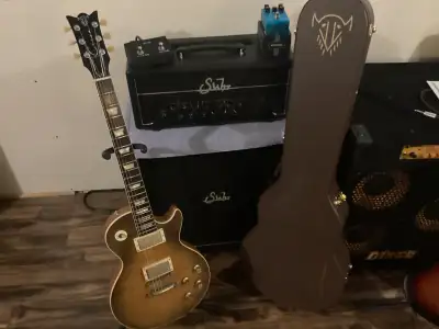 Corsa Manalishi 1959 lp, Suhr PT15 amp + Strymon Cloud, View more