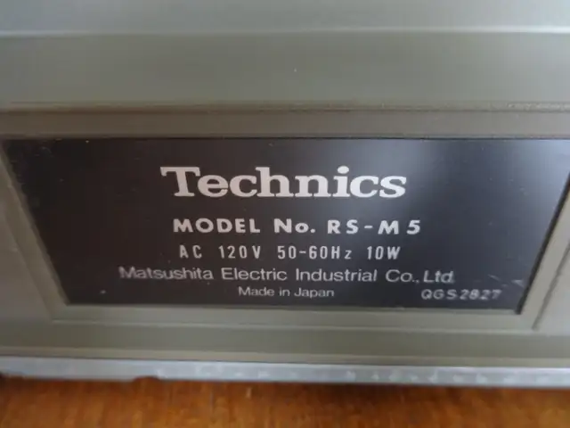 Technics RS-M5 Vintage Stereo Cassette Tape Deck(1980-82) in Stereo Systems & Home Theatre in Markham / York Region - Image 11