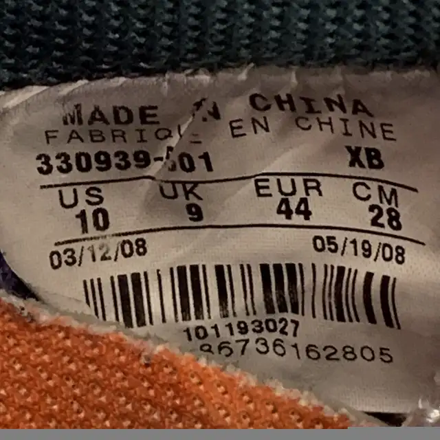 Y2K '08 Nike NYX Blazer Low Purple Grey White Mens Size 10 Shoes in Men's Shoes in Mississauga / Peel Region - Image 11