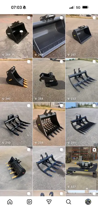TNT Attachments 780-591-5199 27 goertz ave stony plain Alberta Or email tianna@tntattachments.com fo...