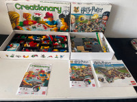 LEGO, LEGOS, GAMES, CREATIONARY, HARRY POTTER, RAMSES PYRAMID,