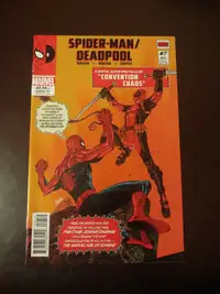 SPIDER-MAN / DEADPOOL #7 (Marvel Comics) CONVENTION CHAOS VF/NM.