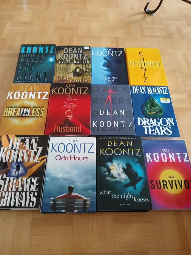 36 DEAN KOOTZN hardcovers books63735876760705121