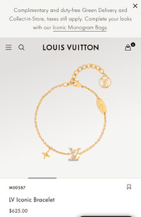 Louis Vuitton MONOGRAM 2022 SS Lv iconic bracelet (M00587)
