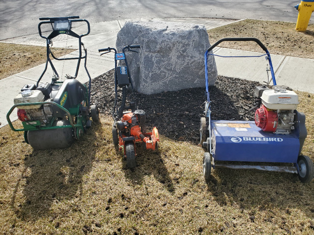 Spring Clean up, Power raking, Lawn Aerating BEST PRICE in Other in Edmonton