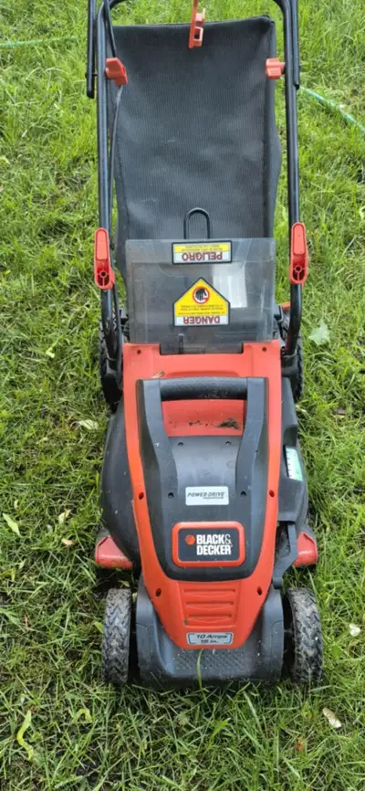 Black and Decker lawn mower electric , View more