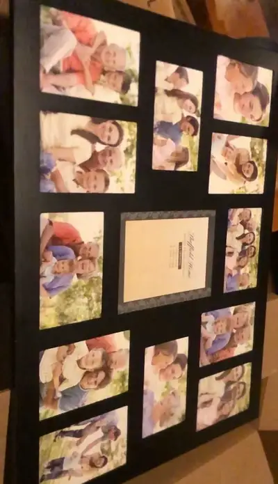 * Holds 13 photos * Various photo sizes * Black finish PLEASE read the ad carefully My name - My nam...