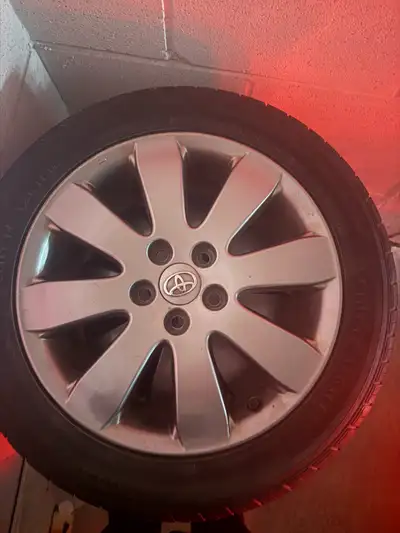 Toyota OEM Rims with All Season Tires Fits for Honda, Subaru, Mazda, Hyundai, Volswagon, Nissan, Che...