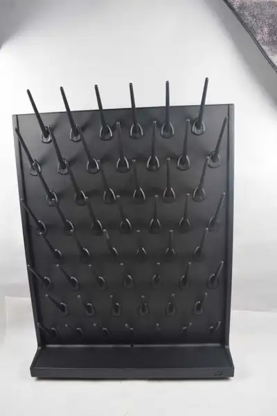 Lab Draining Rack PP 52 Pegs Black Color Drying Rack 211061, View more
