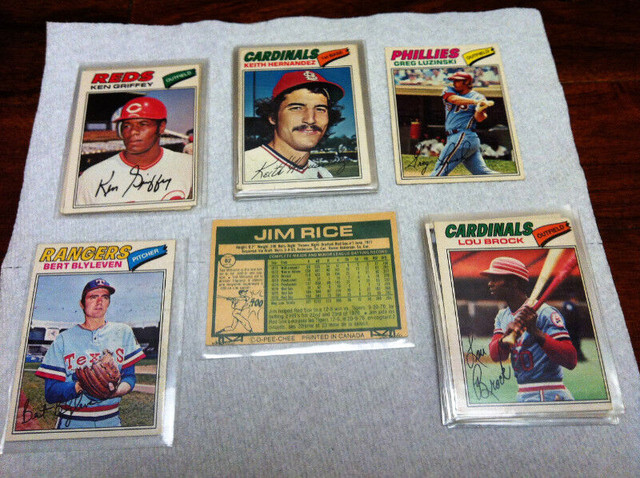 1977 O-PEE-CHEE BASEBALL Cards-Stars & Commons in Arts & Collectibles in City of Toronto
