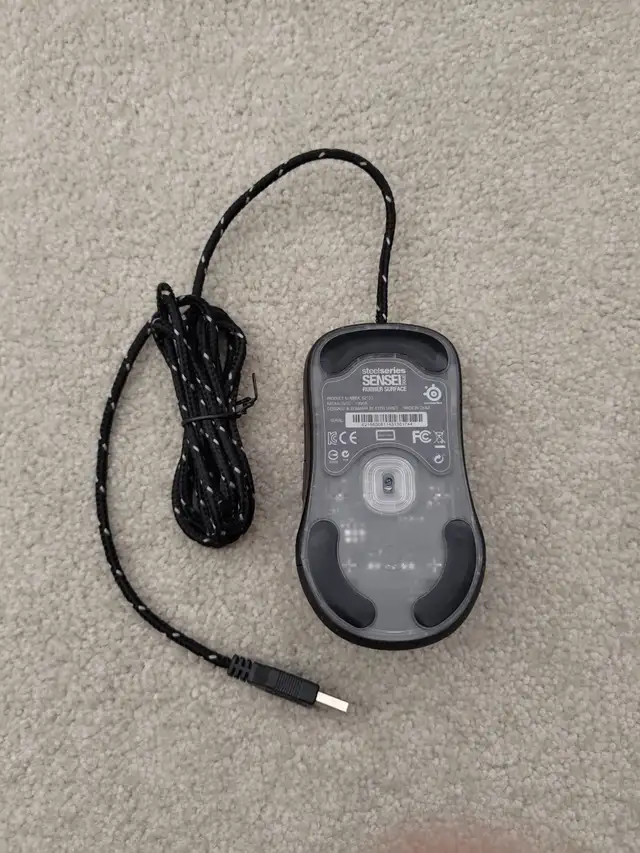 SteelSeries - SENSEI [RAW] Rubber Surface - Laser Gaming Mouse570611521605478401