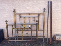 1900’s Vintage Brass Double Bed Frame