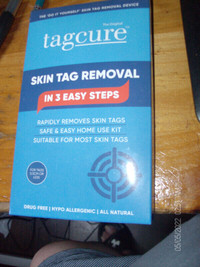 tagcure skin tag removal in 3 easy steps new never used.