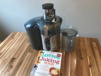 Breville Juicer with recipe book