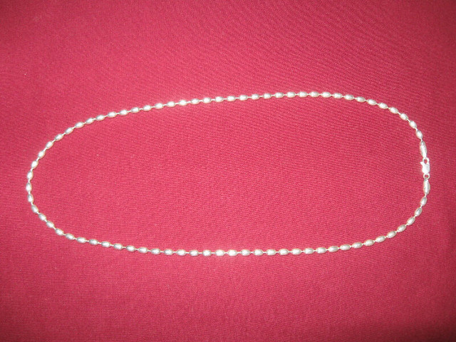 Sterling silver necklace, 32" in Jewellery & Watches in London