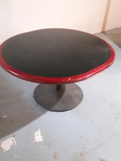 TABLE WITH HEAVY BASE., View more