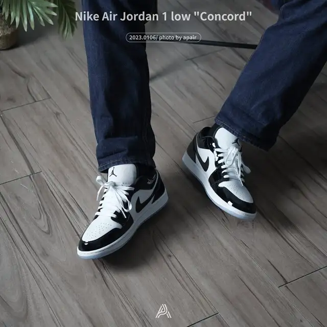 AIR JORDAN 1 LOW SE CONCORD size 11.5 NEW white black in Men's Shoes in Markham / York Region - Image 8