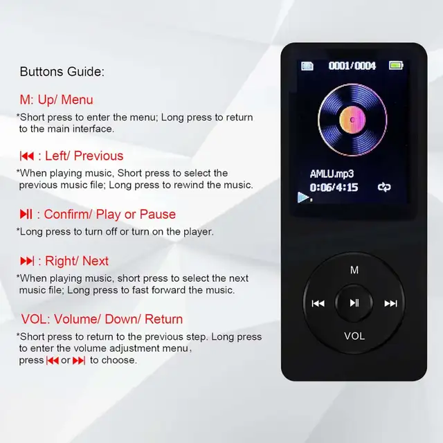 Portable 32GB MP3 Player with HD 1.8" Screen, Speaker, Earphone, in General Electronics in Mississauga / Peel Region - Image 5