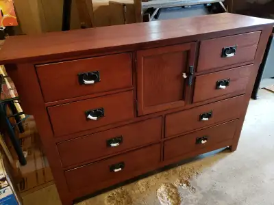 8 drawer wood dresser, View more