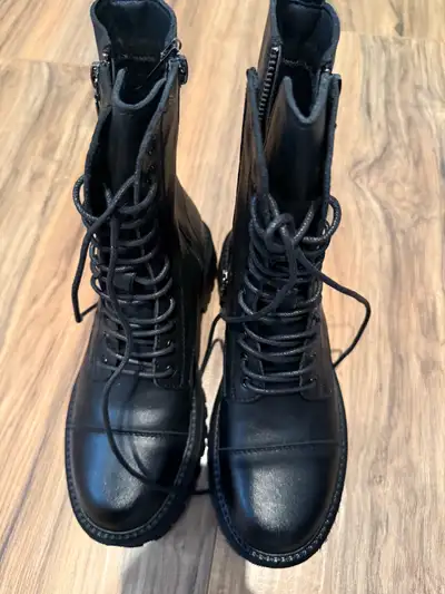 Brand New Leather Ankle Boots - Women Size 6.5, View more