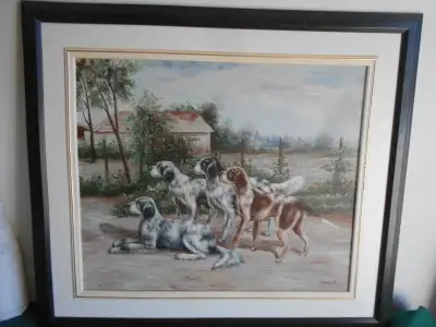 Tableau-toile-peinture huile de l' artiste-peintre de Lacoste, View more