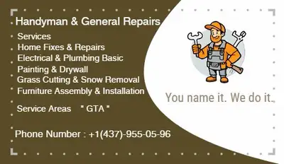 Handyman and General Repairs , View more