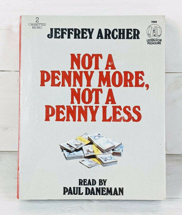 Not a Penny More, Not a Penny Less Jeffrey Archer Audio book in Fiction in City of Toronto