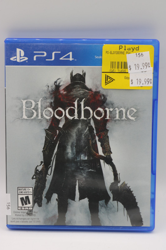 Bloodborne Game for PlayStation 4 (#156) in Sony Playstation 4 in City of Halifax