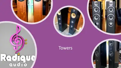 Radique Multi-Ad - 41 Pairs of Tower Speakers Available, View more
