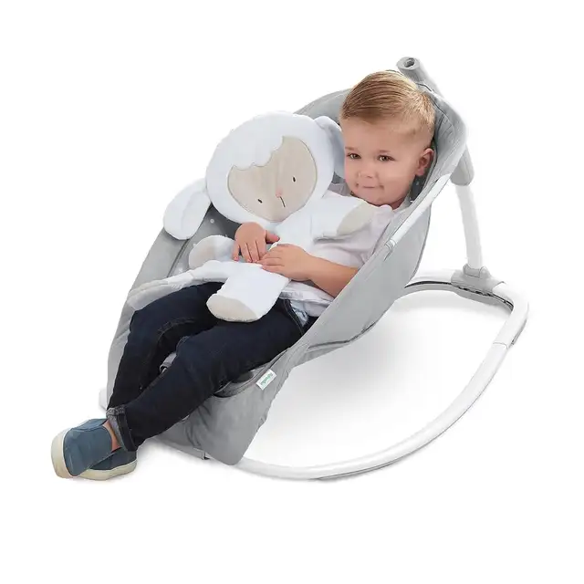 2-in-1 Lightweight Infant to Toddler Rocker and Baby Bouncer in Playpens, Swings & Saucers in Kitchener / Waterloo - Image 6