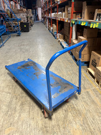 2ft x 5ft USED Heavy Duty Stainless Steel Flatbed Moving Cart