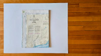 6 cartes marines (Québec aux Escoumins, Ile du Bic à Ile verte