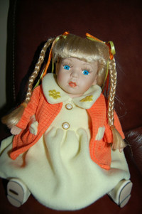 Rebecca Musical Porcelain Doll