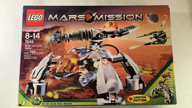 Lego Mars Mission - MT-201 Ultra-Drill Walker (7649) in Toys & Games in Winnipeg - Image 3