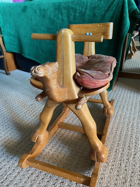 Antique Camel Rocker in Arts & Collectibles in Kingston - Image 2