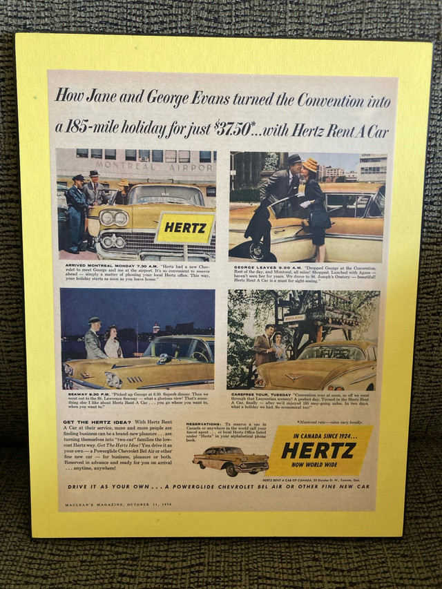 HERTZ collectibles in Arts & Collectibles in Fredericton - Image 2